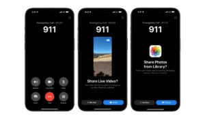 SOS Emergência iPhone iOS 18