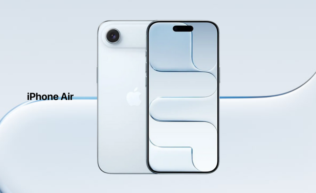 iPhone Air Azul-céu